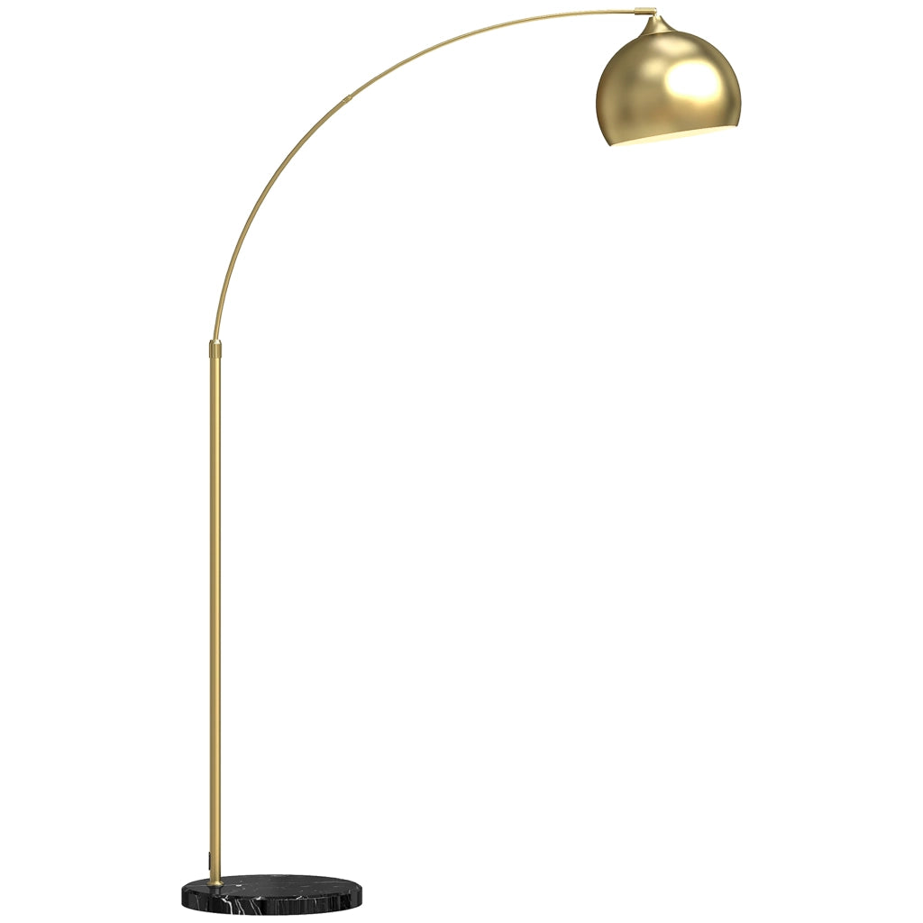 Lampada da Terra Arco Moderna ¨C Minimal ¨C Dorato 110-115x35x170-180 cm