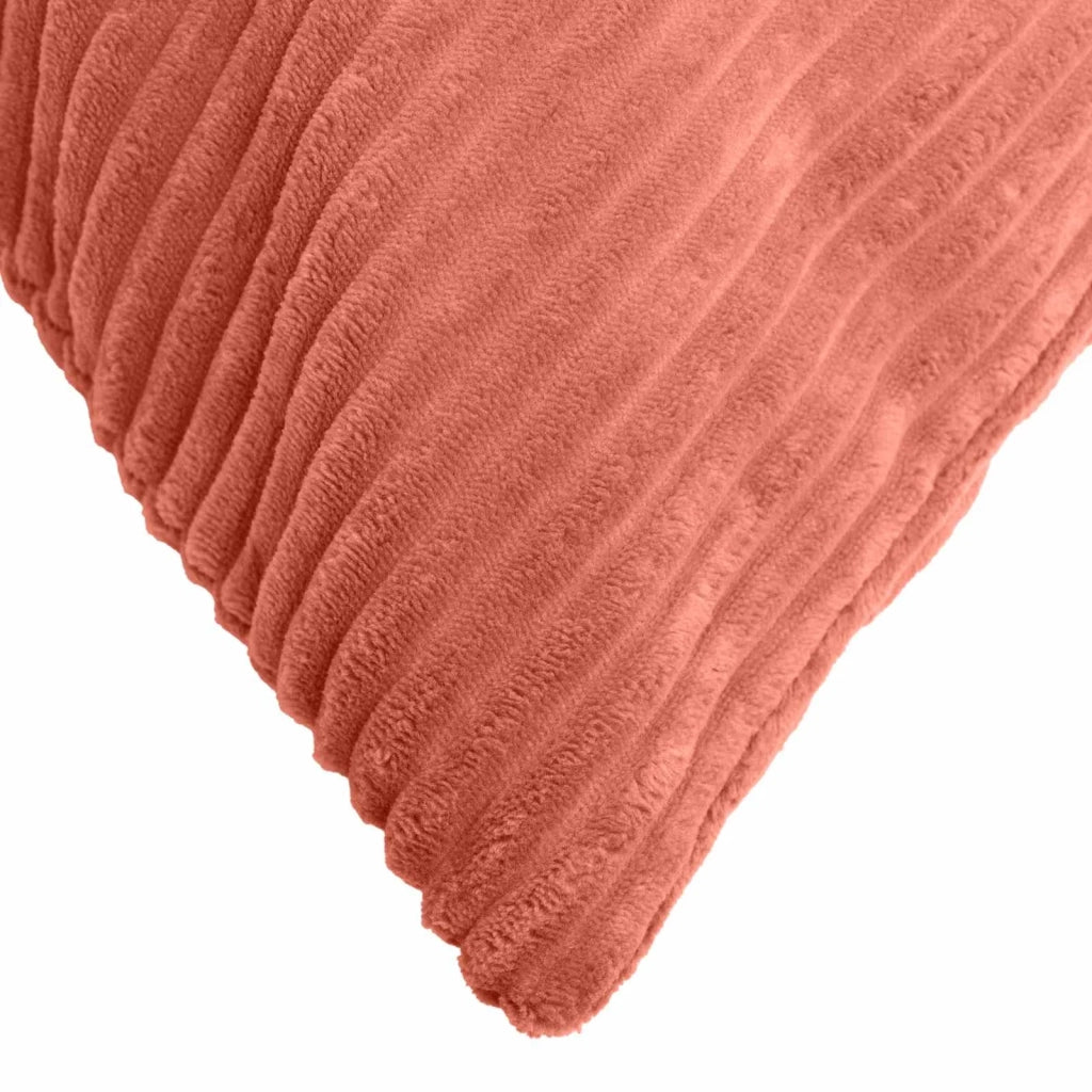 Federa 2 pcs ALMELO Rosso Arancio 35 x 35 cm corduroy 914061