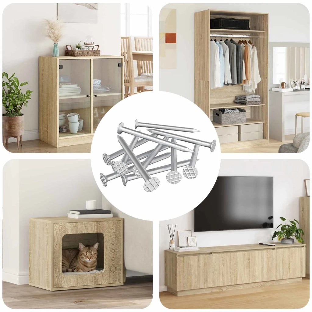 Chiodi per Legno 100000 pz Argento Metallo CFW9053172