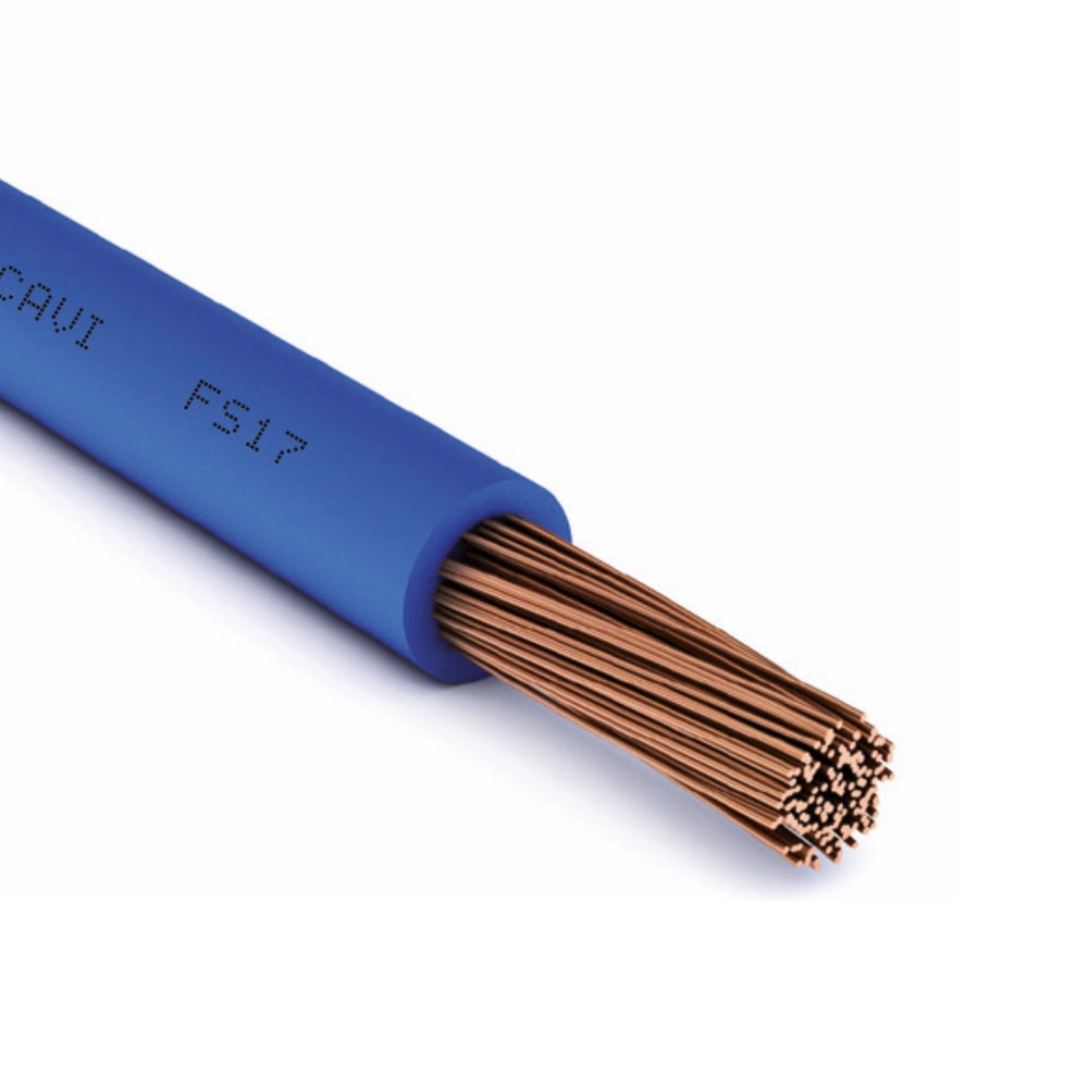 Cavo elettrico cordina unifilare fs17 sezione 2,5mmq grigio 100 metri