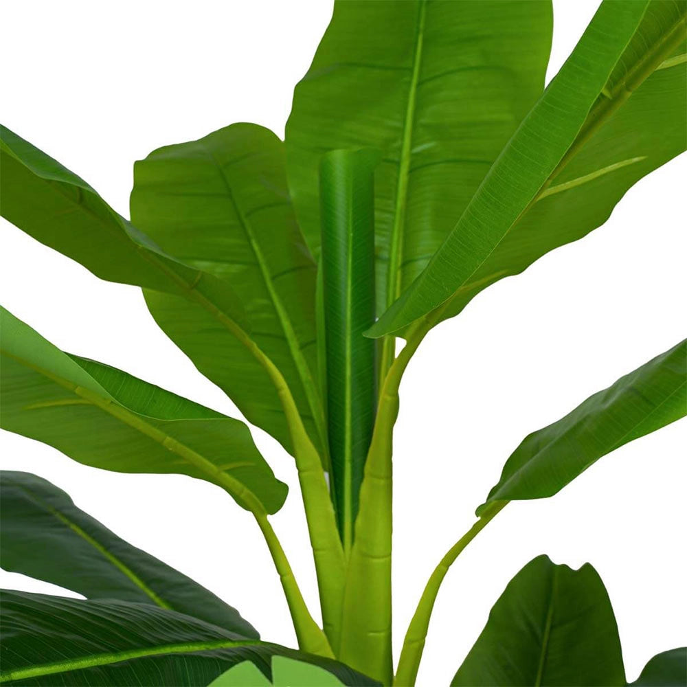 Banano Artificiale con vaso plastica pianta tropicale finta realistica h 210 cm