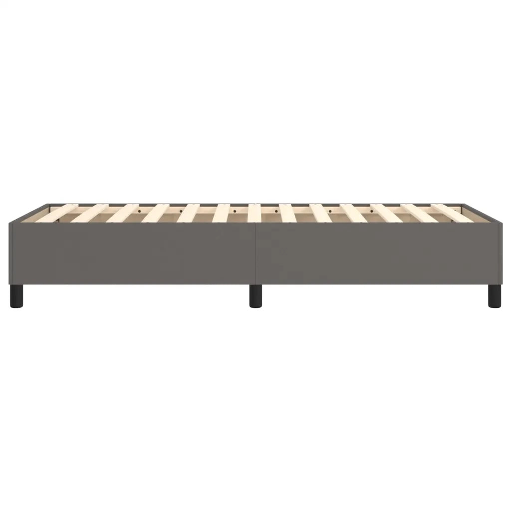 Struttura Letto a Rete a Molle Grigio 80x200 cm in Similpelle 3121015