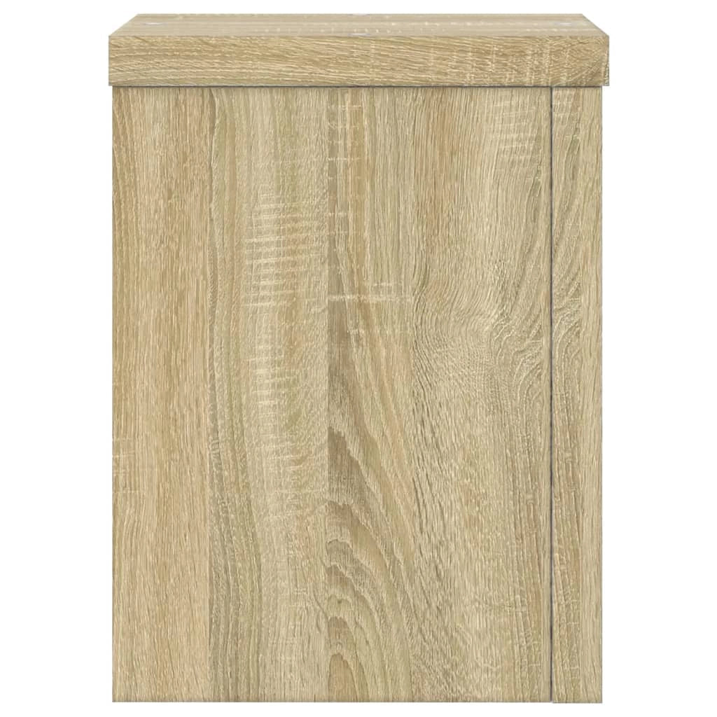 Portavasi mobili per fiori set da 2 legno ingegnerizzato Sonoma marrone 02_0045347