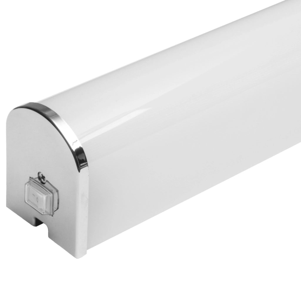 Applique bagno specchio LED 8W 4000K cromo 41cm IP44