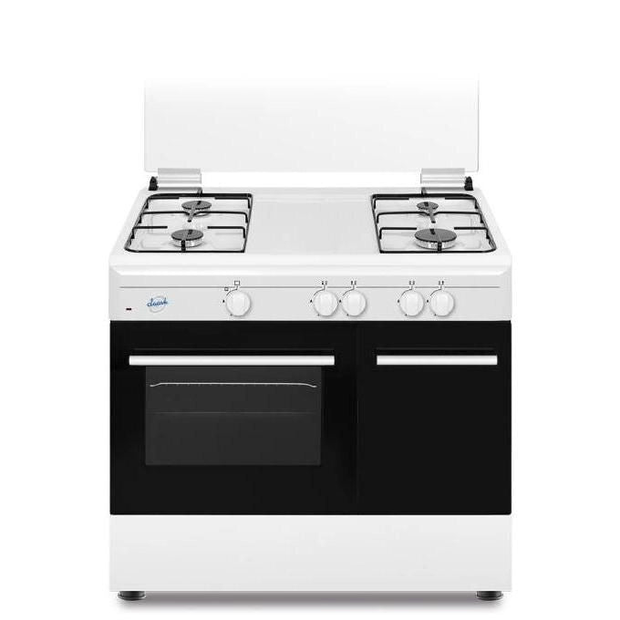 Ducati SD490GW Cucina a Gas Forno a Gas 4 Fuochi Capacita' 59 Litri 90x60 cm Bianco