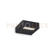 TAB APPLIQUE A PARETE IN ALLUMNIO LED 3000K 24W  3050 Lm NERO