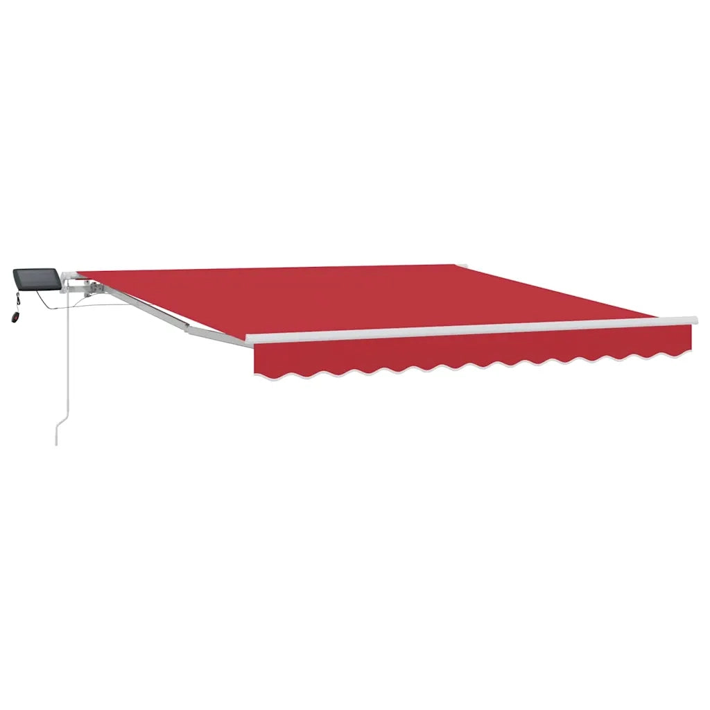 Tenda Retrattile Rosso 300 x 250 cm Tessuto e acciaio 3330142