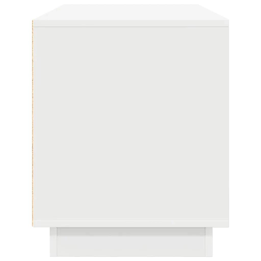 Mobile Porta TV con Luci LED-Mobile per TV-Credenza TV Bianco 100x41x50 cm