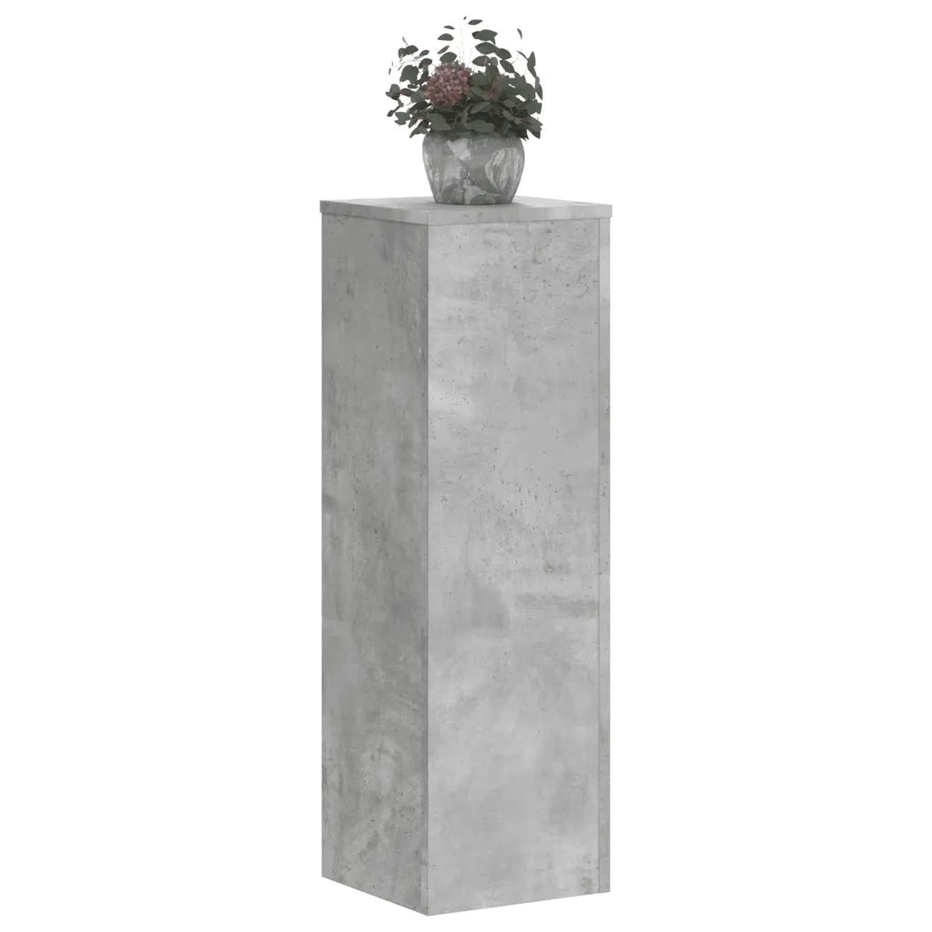 Supporti per piante | Sostegno per piante 2 pz Grigio 25x25x80 cm Legno Multistrato