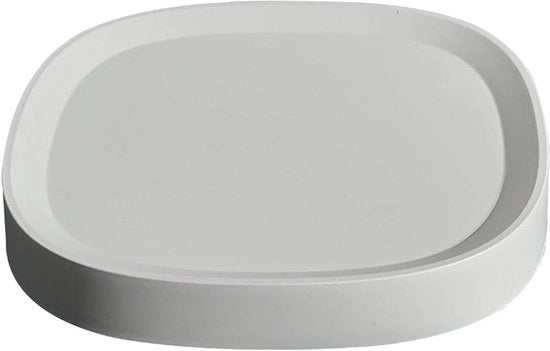 Vaso per piante a ruote - Bianco - Diametro 22cm