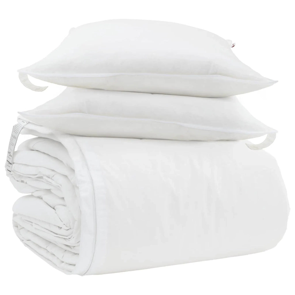 Set di Piumoni con cuscino 3 pz | Duvet Bianco Piuma d'anatra