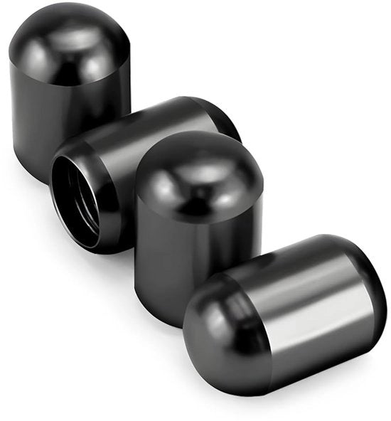 Accessori per pneumatici - Set di 4 ventildoppi in alluminio - 16 mm x 10,5 mm - Accessori per pneumatici