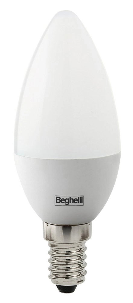 10pz beghelli lampadina a led forma oliva e14 w 5 fredda 6500k cod:ferx.94778