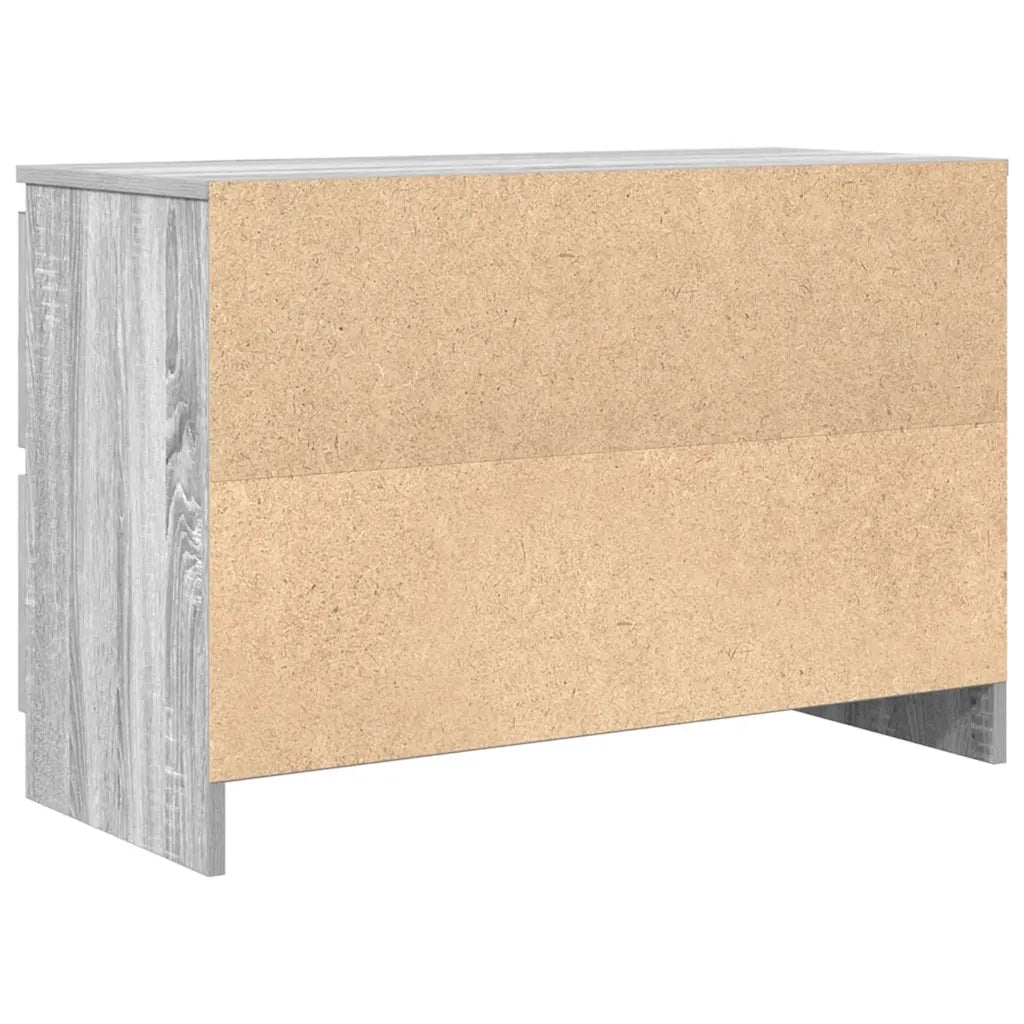 Mobile Porta TV-Mobile per TV-Credenza TV Grigio Sonoma 80x35x54 cm in Legno Multistrato