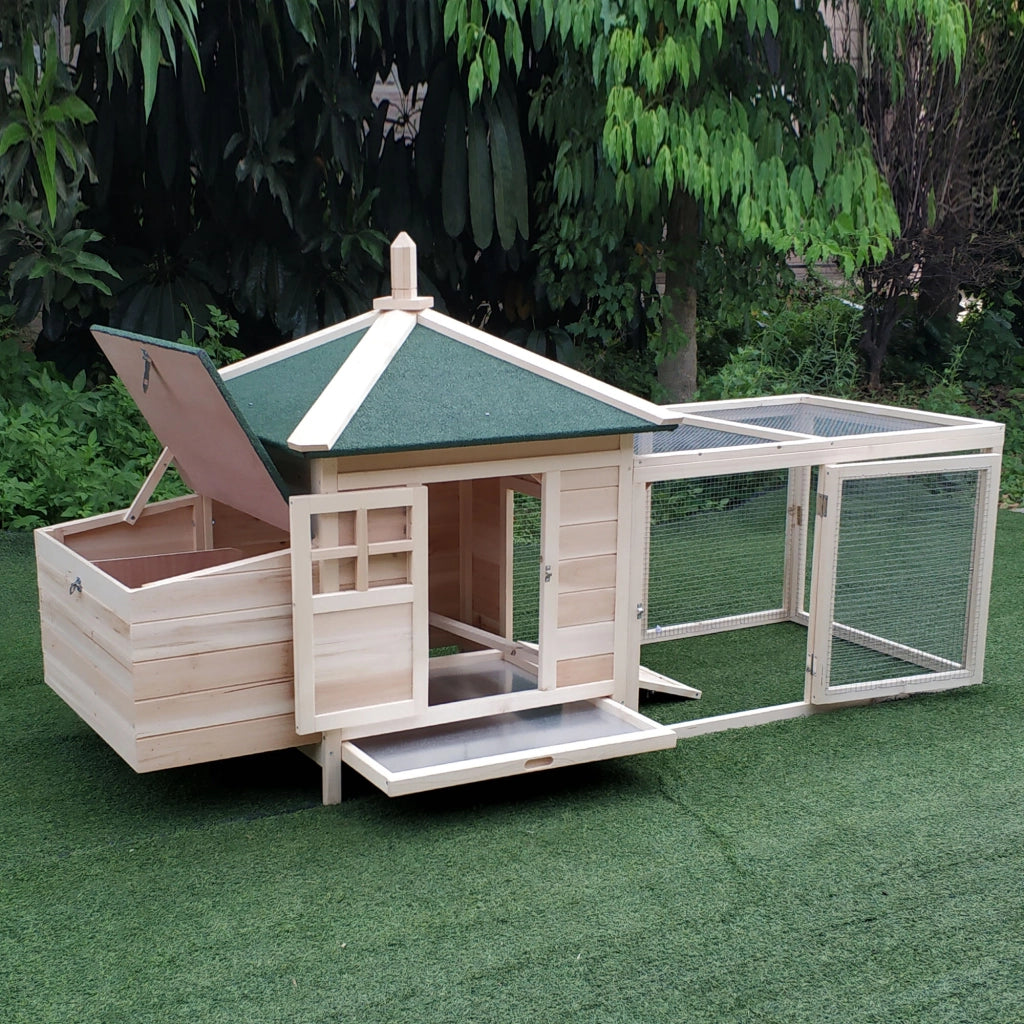 Pollaio da Giardino in Legno ¨C Minimal ¨C 196x76x97cm