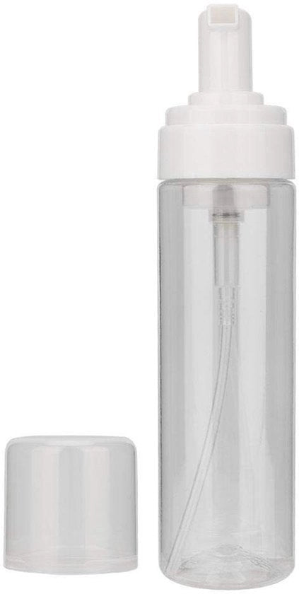 Dispensatore di sapone 200 ml - Pomp schiumante - Design tattoo - Antiscivolo - Libero - Translucido - Ideale per cucina/doccia - Fusto di pompa