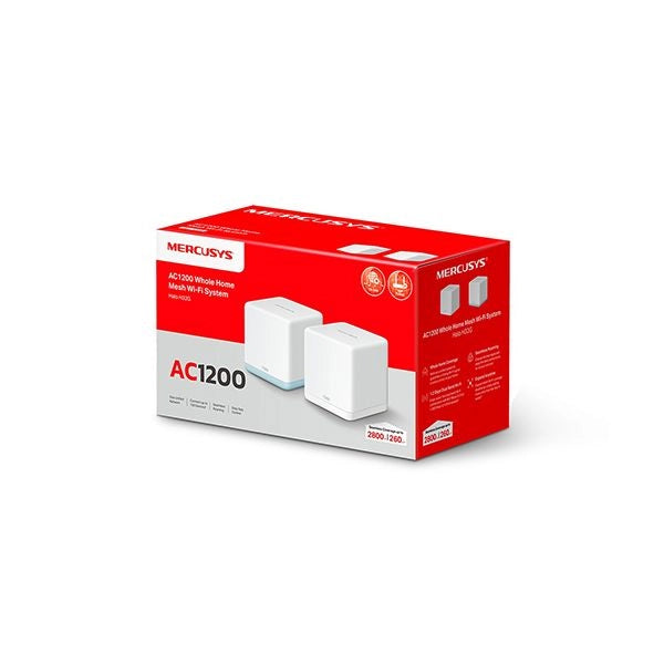 Router mercusys wifi mesh ac1200 gig x2 - HALO H32G(2-PACK)