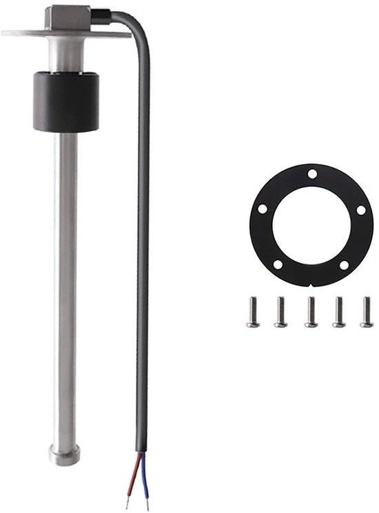 Sensore di Livello di Carburante per Standard Europeo 0-190 ohm - Invio di Carburante - Sensore di Livello dell'Acqua - RVS - Indicatore del Serbatoio - Unità Invio - Sensore di Carburante