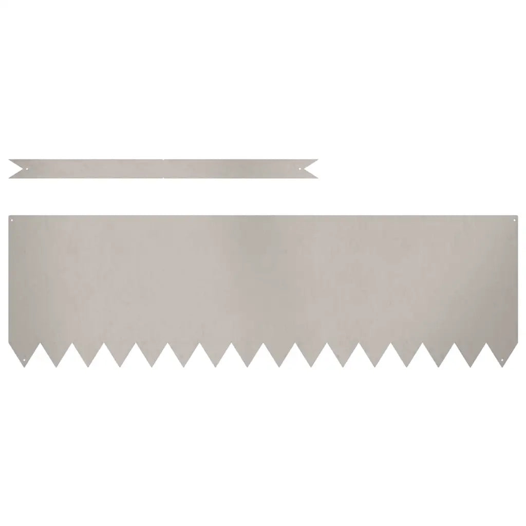 Bordura per Prato 20 pcs Ruggine 100 x 0,05 x 30 cm 865980