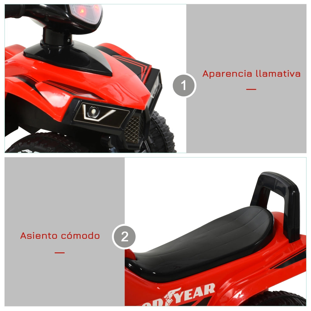 Quad 4 Ruote per Bambini ¨C Minimal ¨C 60x31x42 cm Rosso