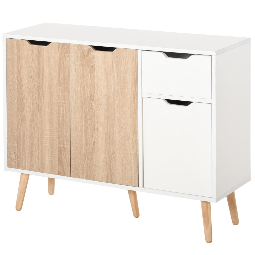 Credenza ¨C Minimal ¨C bianco quercia chiaro