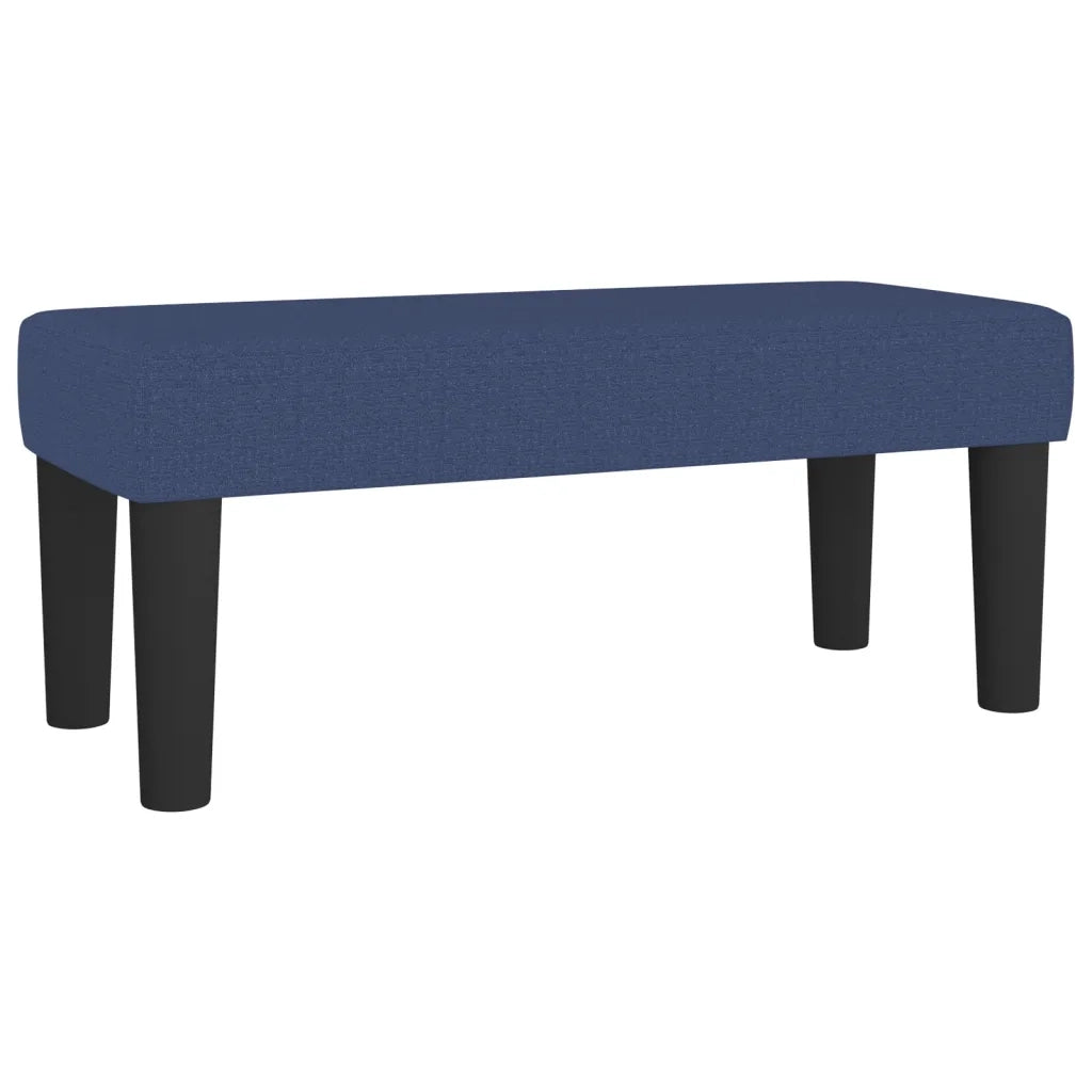 Giroletto a Molle con Materasso Blu 120x200 cm in Tessuto