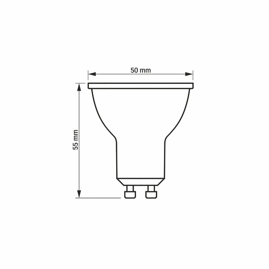 Lampadina LED spot MR16 GU10 7W 600lm 3000K Videx