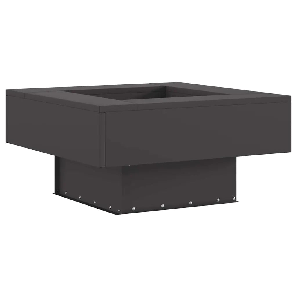 Braciere Nero Acciaio resistente alle intemperie 858954