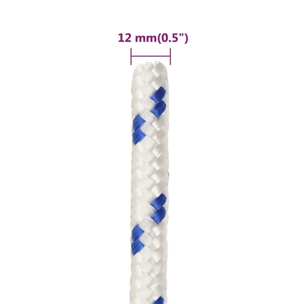 Corda | Fune per barca Bianca 12 mm 25 m in Polipropilene