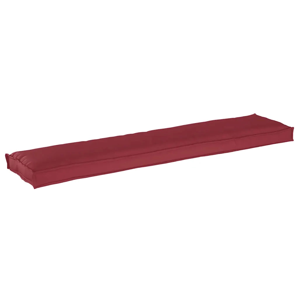 Cuscino per pallet Rosso Vino 180 x 40 x 8 cm Tessuto Oxford 42001674