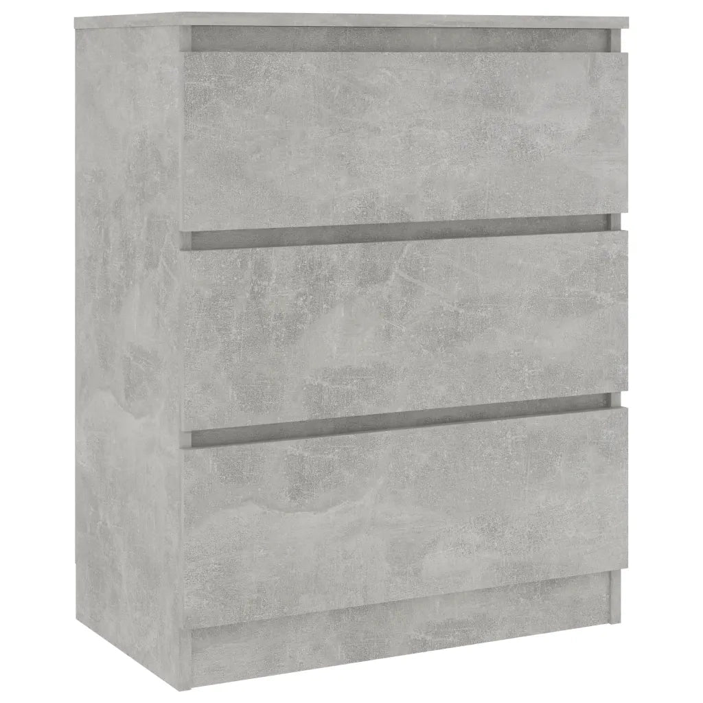 Credenza | Madia | Buffet da pranzo | Armadio da pranzo Grigio Cemento 60x35x76 cm in Legno Multistrato