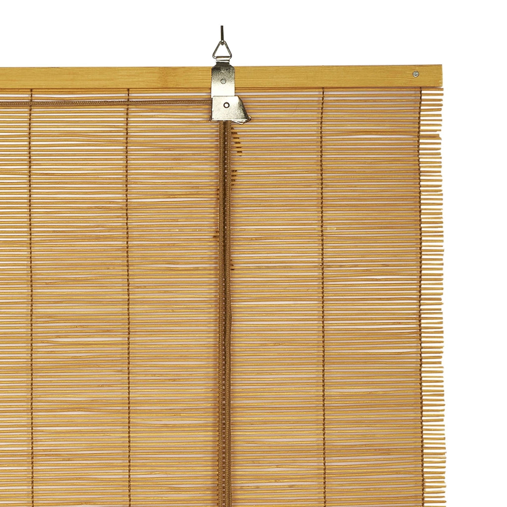Tenda a rullo oscurante in bamboo naturale Marronechiaro 120x175 cm