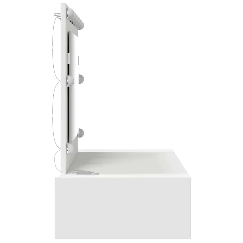 Toeletta | Tavolo da Trucco Bianco 100 x 40 x 70 cm Legno multistrato