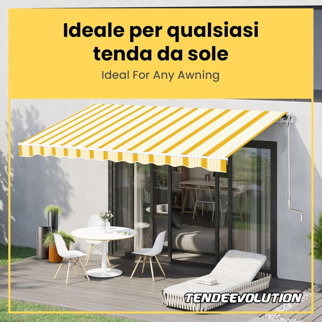Asta Di Manovra Per Tenda Da Sole Varie Misure, Bastone Universale Per Tende (MARRONE 1,5 METRI)