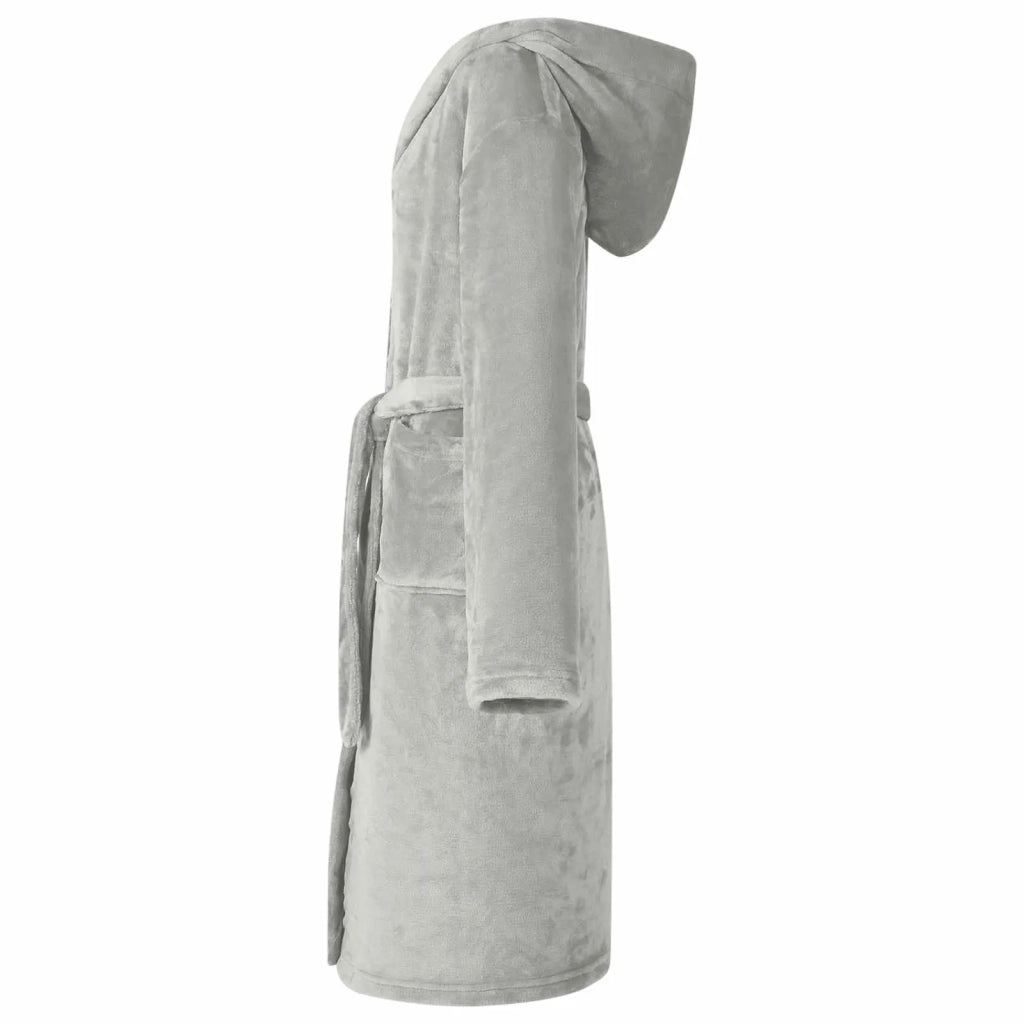 Accappatoio con Cappuccio Grigio s Flanella 42017231