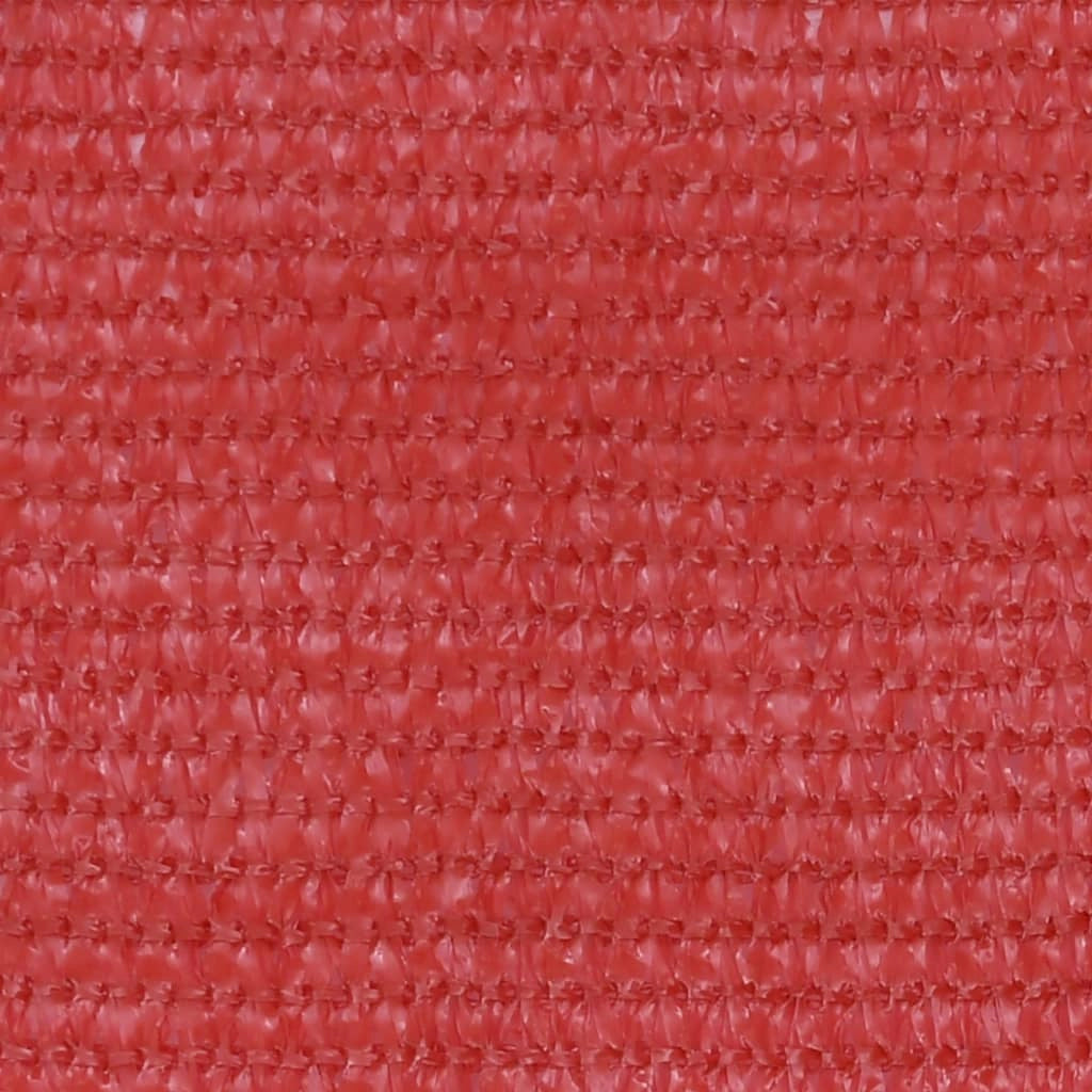 Schermo per balcone schermo per la privacy 120 x 400 cm HDPE rosso 02_0010344