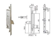 SERRATURA TRIPLICE DA INFILARE PER MONTANTI SOLO CATENACCIO 46820  mm.25 (46820250)    CISA
