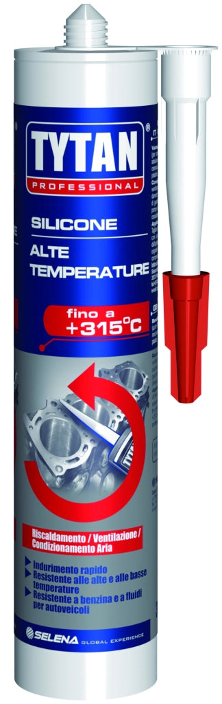 Tytan SILICONE ALTA TEMPERATURA  ml. 300 - Nero
