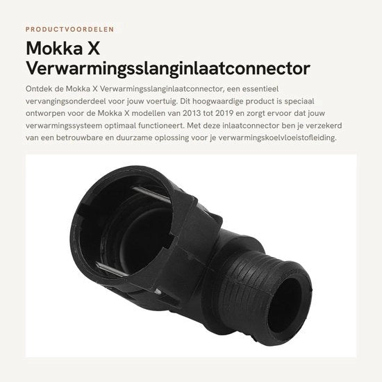Connettore di scarico di riscaldamento per sostituzione - Tubo di fluido di raffreddamento - Gomma di alta qualità - Duraturo - Resistente a elevate temperature - Per Mokka X 2013-2019 - Codice 96958300