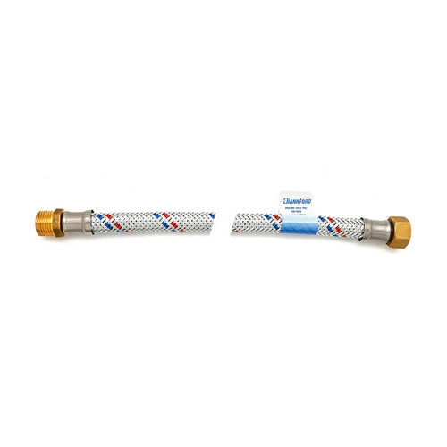 FLESSIBILE ANTIVIBRANTE IN ACCIAIO ZINCATO MF CM 90- 11/2- DH- pezzi 1