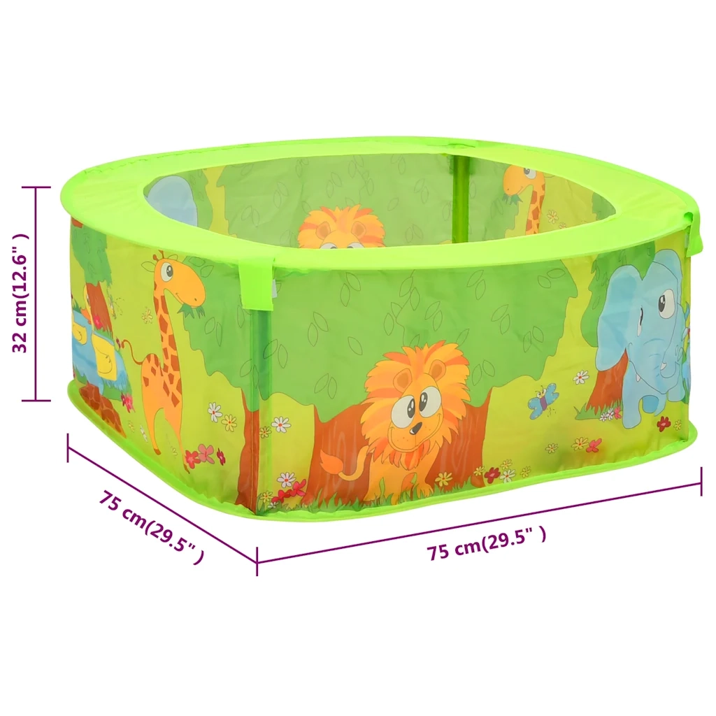 Piscina con 300 Palline per Bambini 75x75x32 cm CFW2460320