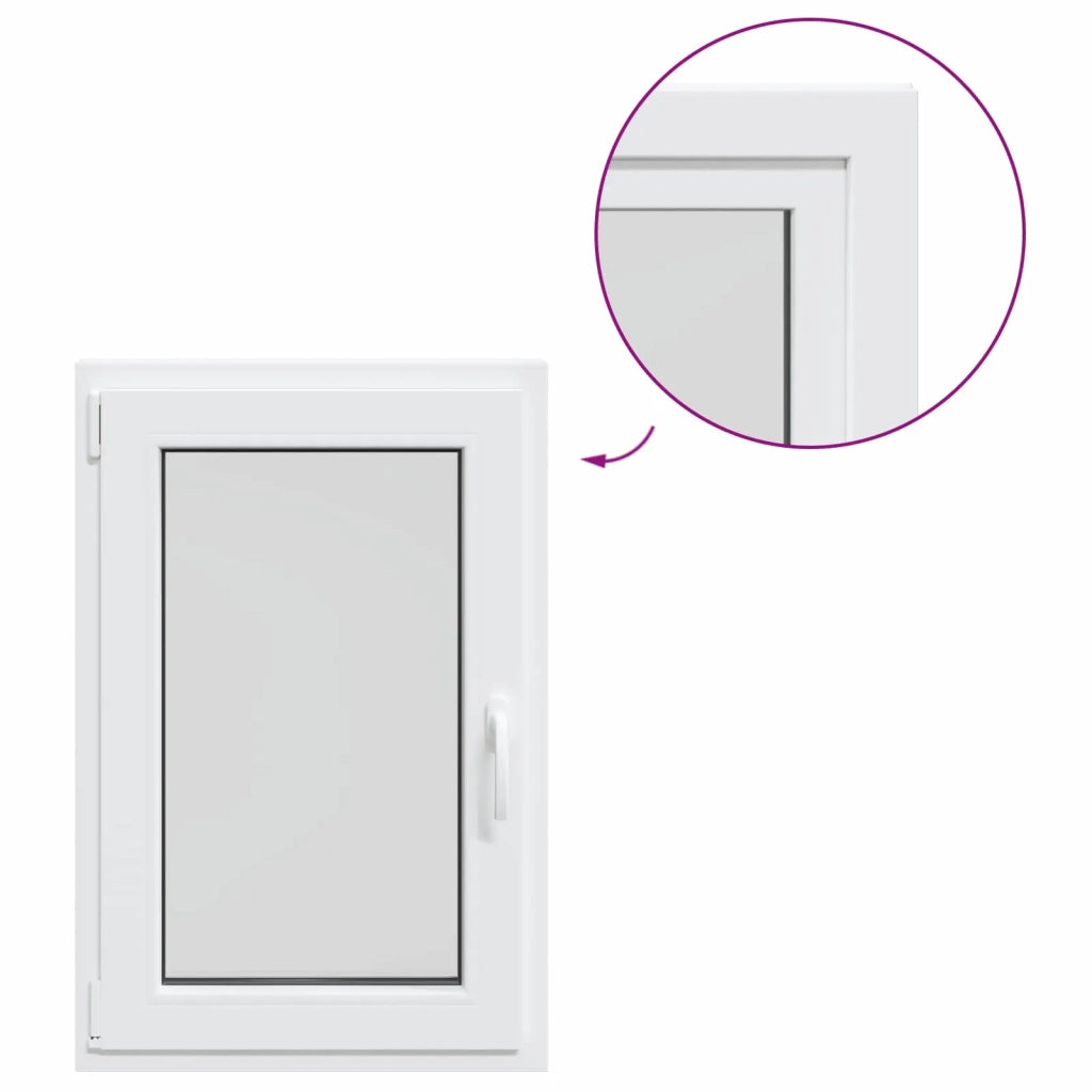 Finestra per Soffitta RISOR Bianco 60 x 100 cm PVC e Vetro 42047195