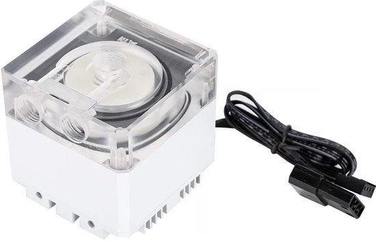 Pompa di liquido 800L/h - Capocorda 3,5 metri - 3000 giri/min - Reservoio d'acqua - Illuminazione RGB - Scambio di calore efficiente - Pompa di liquido