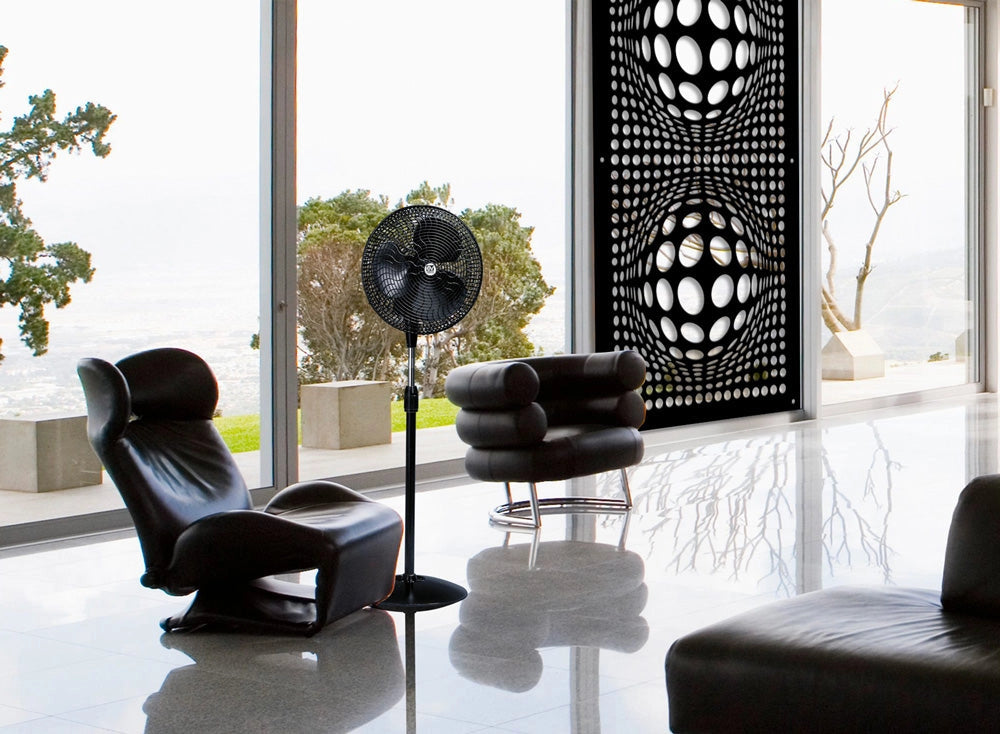 BALLS - Pannello in PVC traforato - Parasole Misura: 50x150 cm, Colore: nero