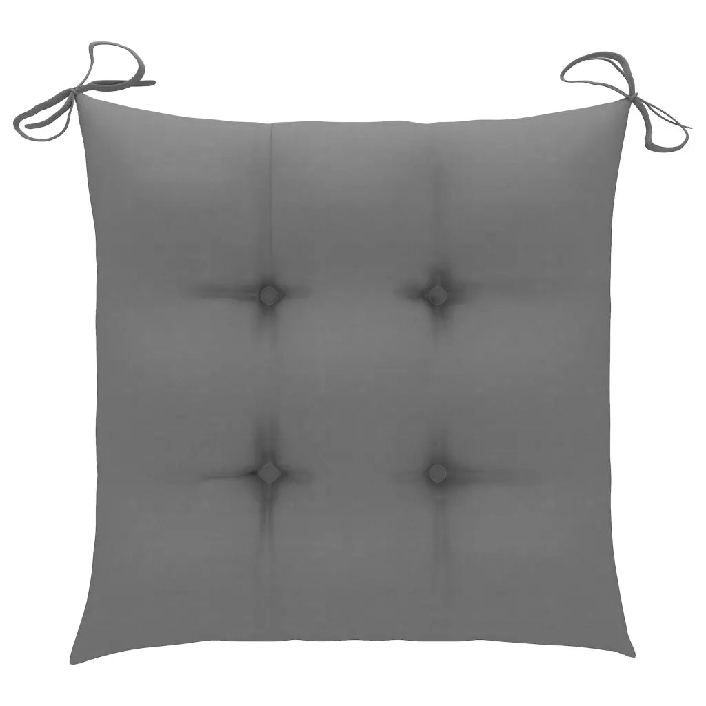 Sedie da Giardino Pieghevoli 4pz con Cuscini in Massello Acacia 3064579