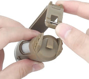 Etui di Stoccaggio Multifunzionale per Batterie AA/AAA/CR123 - Impermeabile e Stoffa Impermeabile - Scatola di Ripostiglio Tattica
