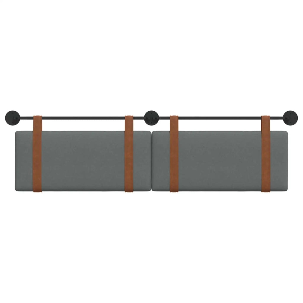 Testiera sospesa Grigio scuro PU Antico 42031514