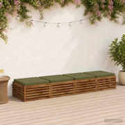 Cuscini per Sedia in 4 Pezzi SOEST 4 pz 100% Poliestere 944876
