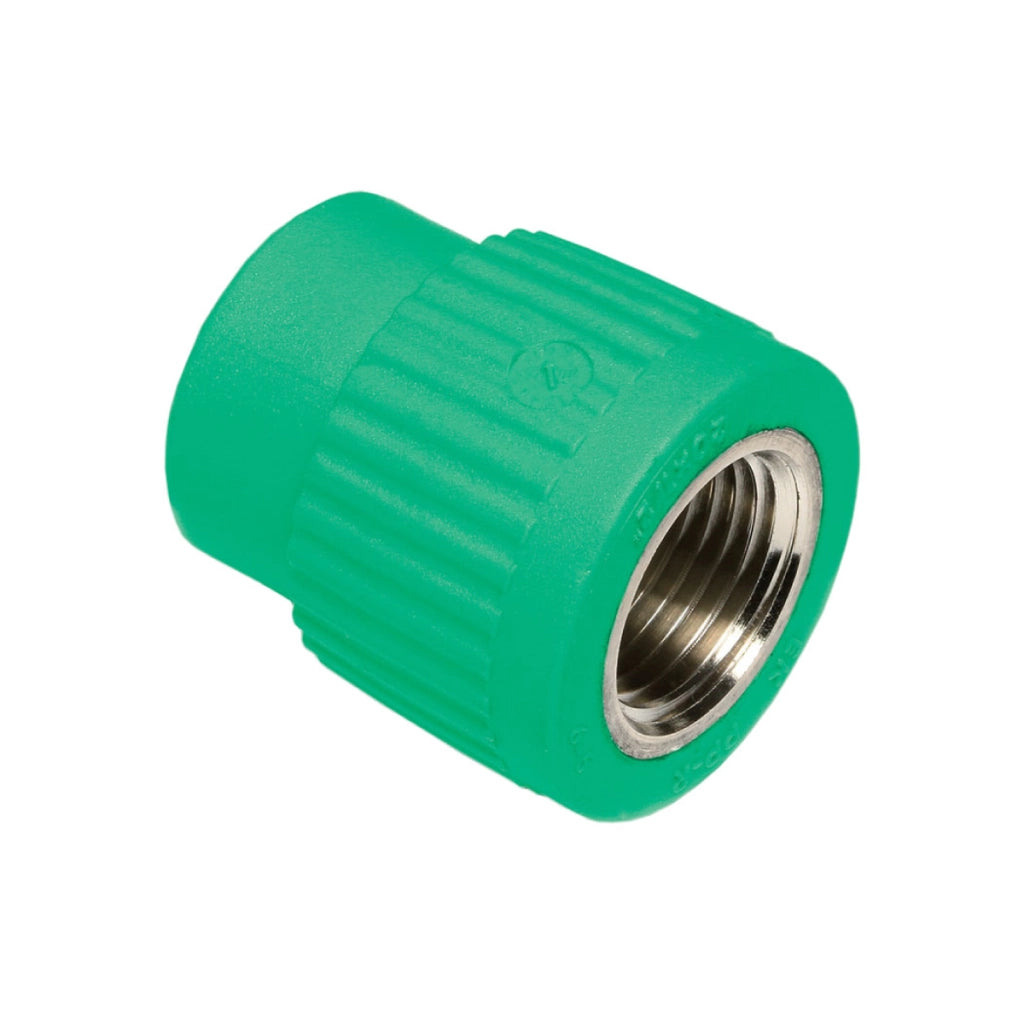 RACCORDO DIRITTO IN POLIPROPILENE FILETTATO FEMMINA SERIE TIGRIS GREEN - Ø75 X 21/2  - WAV