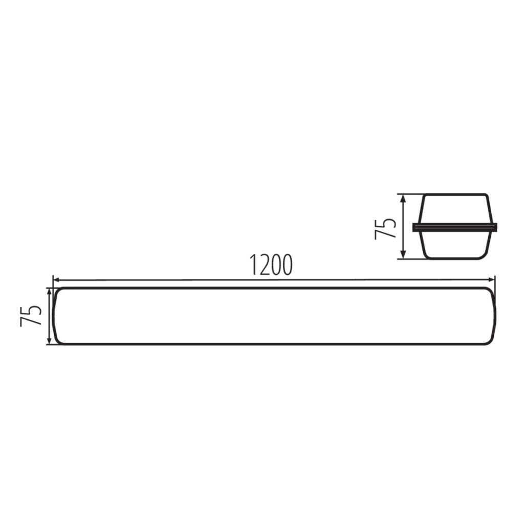 Plafoniera LED industriale 38W 4000K IP65 MAH PRO Kanlux